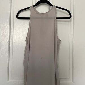 Elegant Sleeveless Gray Top
